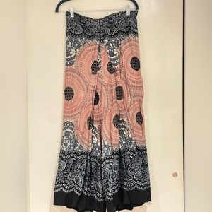 Women’s Thai harem wide leg pants mandala print-boho